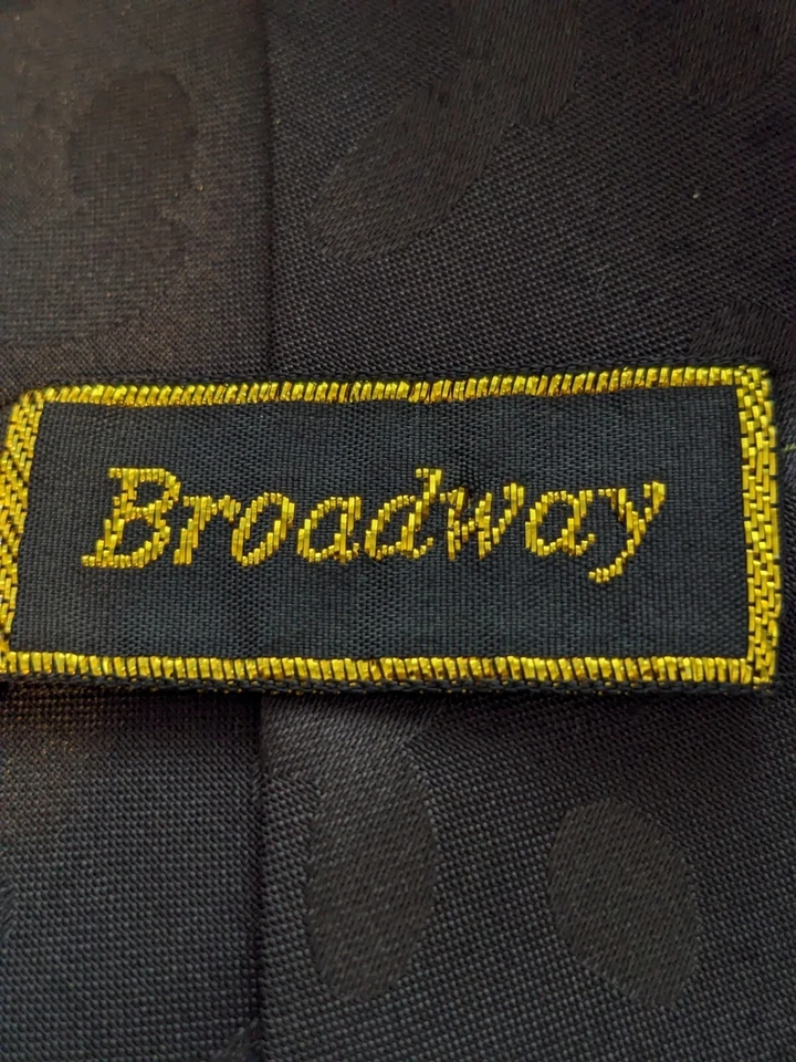 Corbata de colección Jungle Safari Animal Salvaje Zoo Novedad Corbata Clásica Negra Broadway Foto 3 de 4