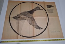 Winchester Poster Sign Patterning Sheet Shot Shell Box Super X Duck Catalog 1970