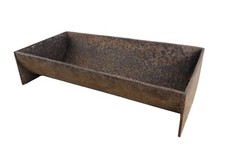 Antique Cast Iron Farm Feed Trough Pig Feeder Garden Planter 23"
