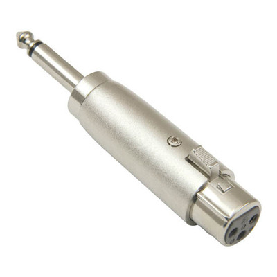 Eagle XLR Female to 1/4'' Male Adapter Mono Plug 6.3mm 3C XLR to 6.35mm Jack 3Pin