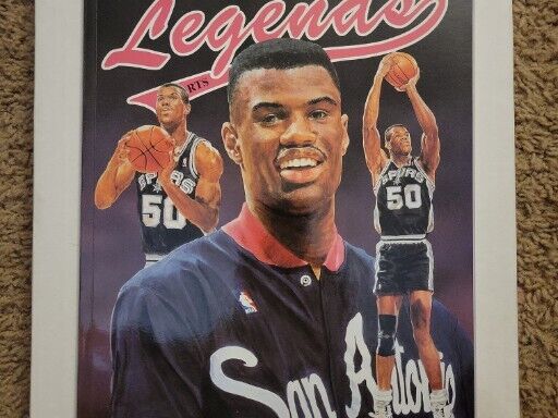 LEGENDS VOL. 4 NO. 4 - DAVID ROBINSON - W/CARDS - SEPT/OCT 1991