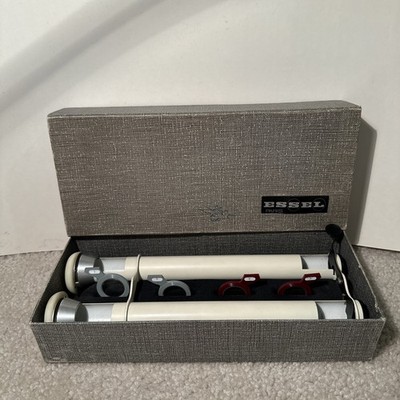 Vintage Essel Paris Pupillometer Tool with Case & Parts - Optician 
