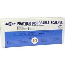 SKALPELL Einmal Figur 10 Feather, 20 St PZN 0...
