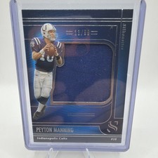 PEYTON MANNING 2025 Panini Silhouette Jumbo Memorabilia 13/99 Colts PLAYER WORN