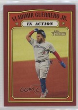 2021 Topps Heritage In Action Target Red Border Vladimir Guerrero Jr #194 g2d