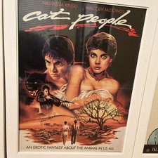 SIGNED Scream Factory 18x24 Cat People Limited Edition Poster RIP John Heard 