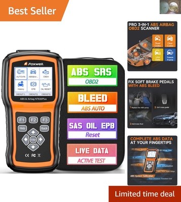 2026 NT630 Plus Brake Diagnostic Tool: SRS Reset, Live Data & Free Wi-Fi Updates