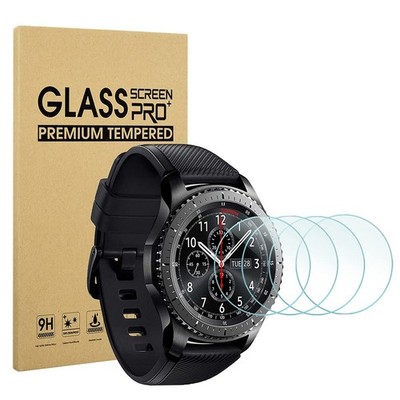 Diruite 4-Pack for Samsung Gear S3 Frontier/Classic Screen Protector, 2.5D 9H...
