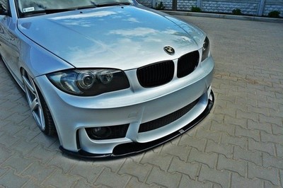 Maxton Design Street+ Spoilerlippe Front Ansatz passend für BMW 1er E87 M-Design