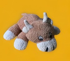 Frottee Kuh braun Volksbank Raiffeisenbank Kuscheltier Stofftier VR Bank Rarität