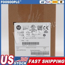 New AB 22A-D4P0N104 PowerFlex 4- 1.5 kW 2 HP AC Drive
