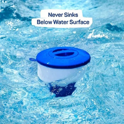 #ad Heavy Duty 7quot; Pool Floating Chemical Dispenser Floater for 3quot; Chlorine Tablets $8.49