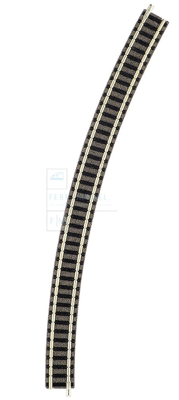 FLEISCHMANN 9135 - Scala N 1:160  Binario curvo, raggio R4, 30°