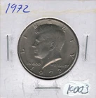 1972 Kennedy Half Dollar K003 !!!Free Shipping!!!