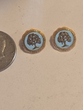 Vintage PTA Pins National Congress of Parents Teachers 1897 Enamel Lot of 2