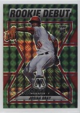2022 Panini Mosaic Rookie Debut Green Mosaic Prizm Josiah Gray #RD-7 0w8