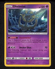 Dhelmise 59 Holo Rare Pokemon Guardians Rising 145 Holo 2017