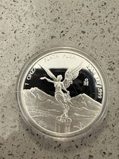 Mexico 2024 Mexican Libertad Proof 1 oz Silver .999 Uncertified Ungraded
