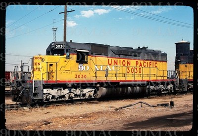 UNION PACIFIC-UPRR. EMD SD40 #3030. ELA (CA). Original Slide 1979.
