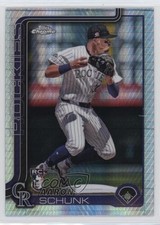 2025 Topps Chrome Prism Refractor Aaron Schunk #238 19c6