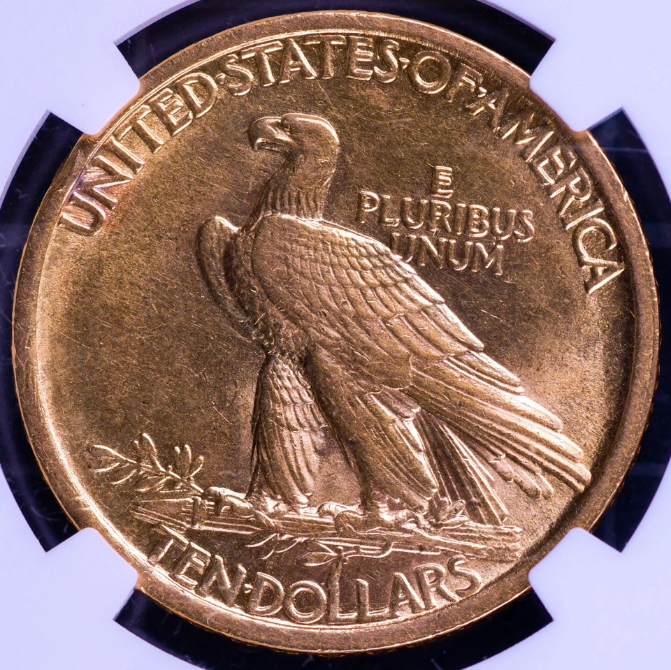Indian Head Gold Eagle 1907 $10 NGC AU58 - Primer año de emisión Foto 2 de 4