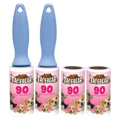TAPEBEAR Lint Rollers 360Sheets with 2 Handles, Sticky Roller for Pet Hair...