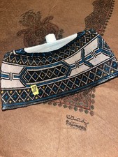 Handmade Hausa Cap Traditional West African Embroidered Kufi Hat  Size 22 Inch