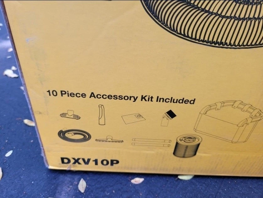 DEWALT DXV10P 10 Gallon (38L) 5.5 HP Corded Wet/Dry Shop Vacuum - Image 3 of 4