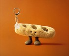 Jellycat Amuseables BAGUETTE Bag Charm in-hand Authentic US Seller foodie — photo 5