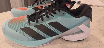 Adidas Adizero Ubersonic 5 Tennis Blue Sneakers Athletic Shoes JR1735 Mens 9