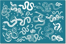 Silk Screen Stencils for Polymer Clay Reusable Silkscreen Print Kit Printing DIY