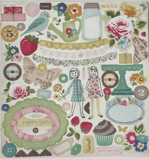 Crate Paper Maggie Holmes (Pretty Party) Die Cut Sheet