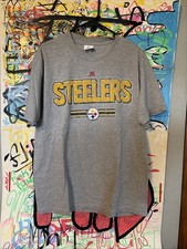 Y2K Pittsburgh Steelers Graphic Embroidered T Shirt Size:XL NO FLAWS 