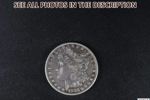 NobleSpirit (JL) 1885 Morgan Silver Dollar Very Fine w/ Toning