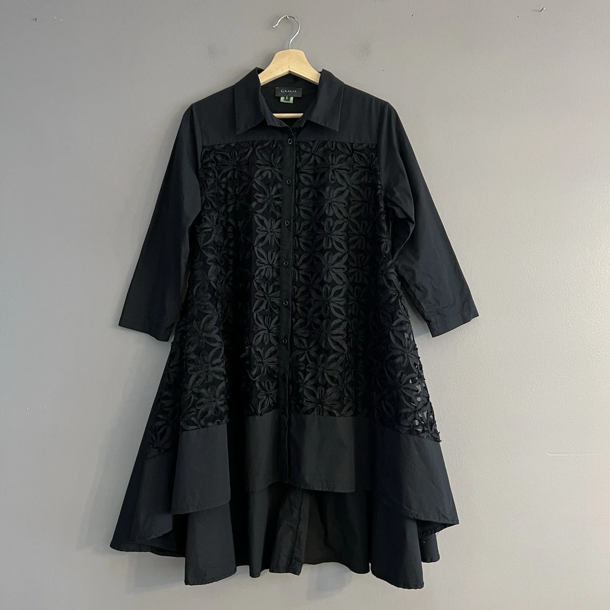 Lace Collared Black Dresses for Women for sale | eBay