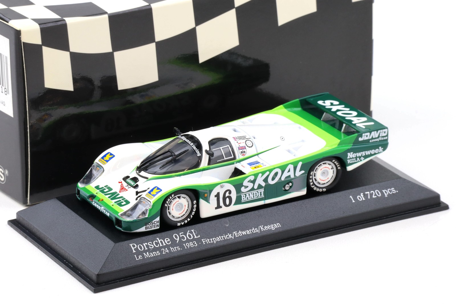 1:43 Minichamps Porsche 956 L 5Th Le Mans 1983 SKOAL #16 Edwards/ Keegan