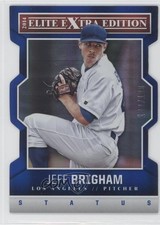 2014 Panini Elite Extra Edition Status Blue Die-Cut 100/100 Jeff Brigham #47 0q3