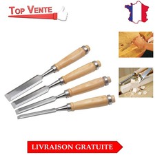 Ciseaux de Menuisier 4 Pièces avec Manche Bois - Performance et Élégance