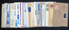 POLOGNE - POLSKA - BON LOT DE 30 x LETTRES PAR AVION - AVIATION