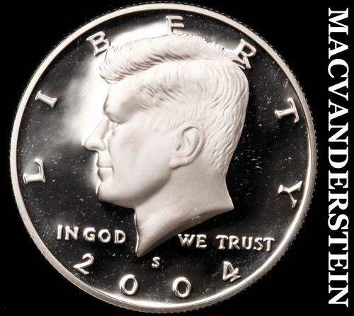 2004-S Silver Kennedy Half Dollar - Choice Gem Proof  Lustrous  #i1686