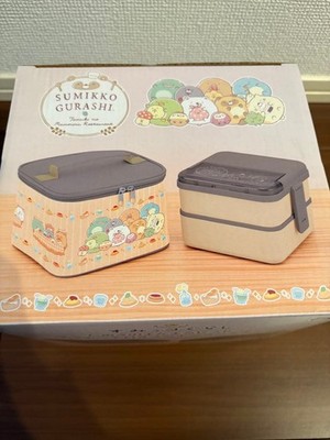 Sumikko Gurashi Bento Box 2-fach Rot Bento Doppelbox Kühlbox Brotdose