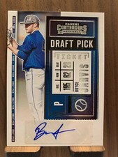 2020 Panini Contenders Draft Pick Ticket 2 Bryce Jarvis #DPT2-BJ Auto