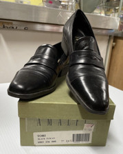 Amalfi Tori Black Tuscan Flatts Shoes Size 7 ...
