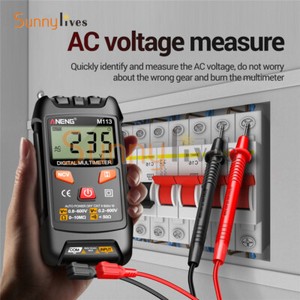 LCD Multimètre numérique AC/DC Voltmètre électrique Courant OHM Essais multiples