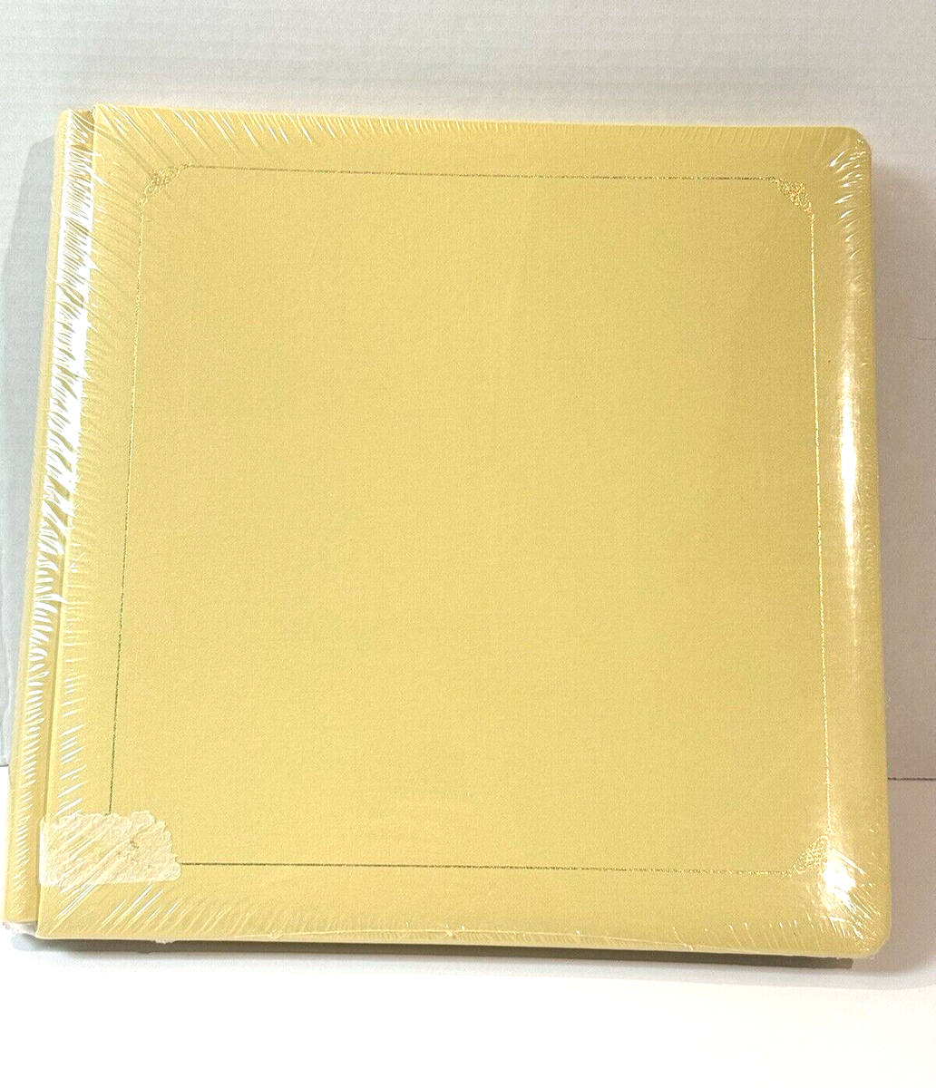 クリエイティブメモリーズ CM Creative Memories Scrapbook Original 12x12 Yellow Album Scroll