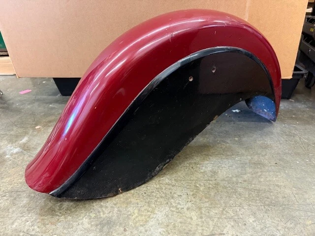 Vintage Indian Front Fender Red/Black 33"x17" 99–03 Chief Scout Spirit Gilroy - Image 4 of 4