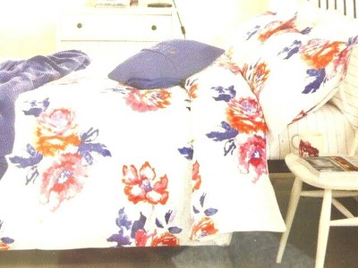 COTTON DOUBLE JOULES DUVET COVER INKY CHINOISERIE BNWT