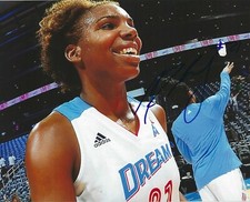 RESHANDA GRAY Signed 8 x 10 Photo WNBA Womens Basketball ATLANTA DREAM Liberty