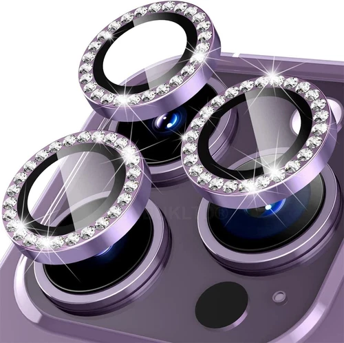 For iPhone 13/13 Pro Max Diamond Camera Lens Protector Rings Tempered Glass - Picture 16 of 17