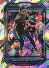 2023 Panini Prizm WNBA ARIKE OGUNBOWALE #95 CRACKED ICE PRIZM WINGS